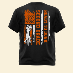 Ready To Slam-Dunk School - Personalized Shirt - Back To School Gift For Student Kids, Son, Daughter, Basketball Lover